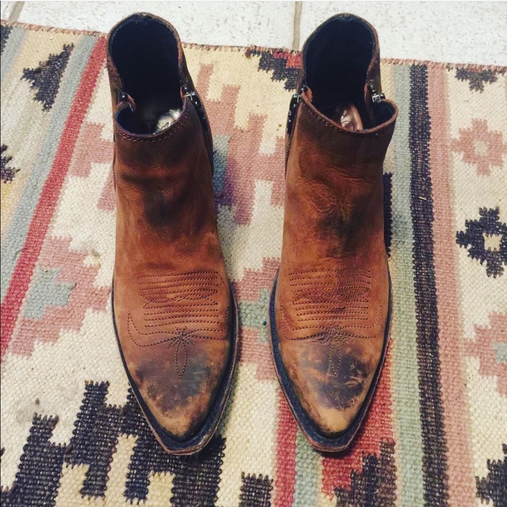 Liberty black vintage boots size 8
